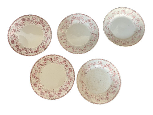 Serie assiettes de - ,