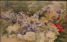 NATURE MORTE DE FLEURS. HUILE