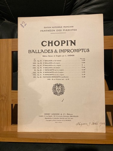 Chopin impromptu opus - chopin, 2e