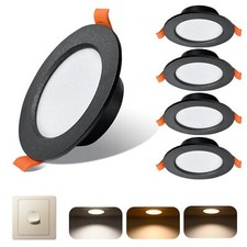 Spot LED Encastré Ultra Fin 7W - 3 Couleurs Réglables 6000K/3000K/4000K - 600...