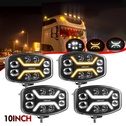 Led phares feux longue - 4x,