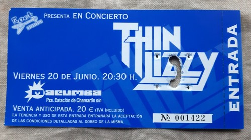 Ticket billet place concert - billet,