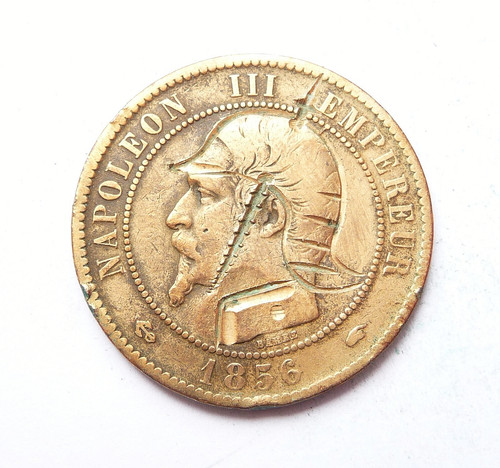Napoleon iii centimes - napoleon, 10