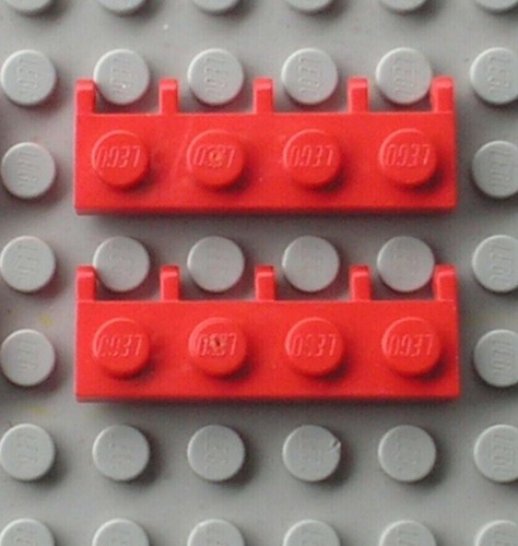 Lego red hinge plate - lego,