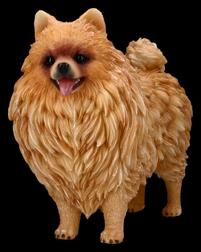 Déco chiens figurine spitz - déco,