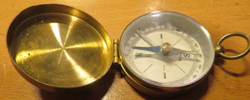 Boussole ancienne laiton - boussole,