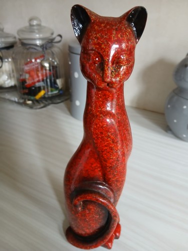 Statuette chat vintage - statuette,