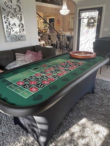 Roulette table and wheel - roulette,