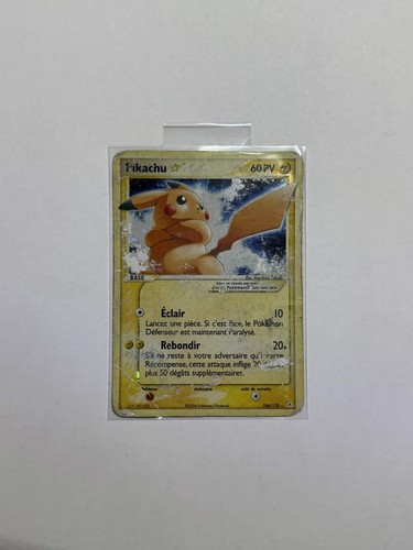 Carte pokémon pikachu - pokémon,