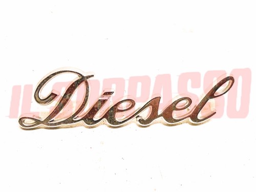 écriture sigle diesel capot - Écriture,