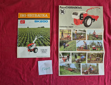 N°13603 / motoculteur GOLDONI .AGRIA. CARRARO... 6 dépliants en français