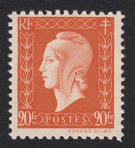 Timbre france 1945 marianne - 1945,