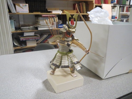 Ca472 figurine samourai peinte - samourai,