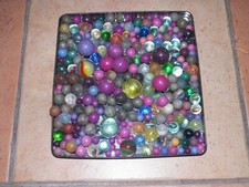 Cour de récréation  Lot d'anciennes Billes  1,3 Kg