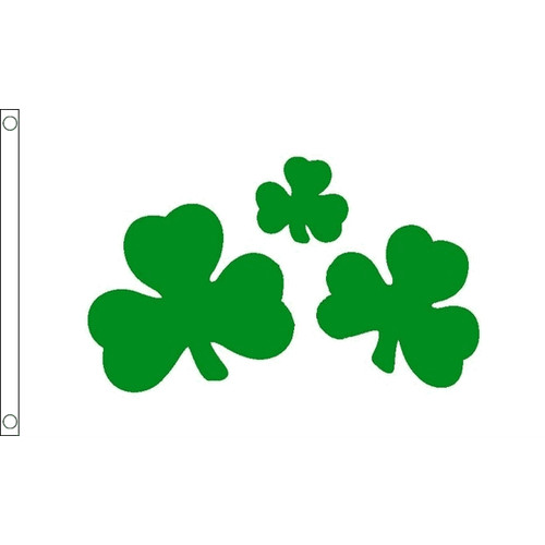 Drapeau trèfle irlandais - trÈfle,
