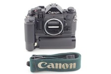 [Presque comme neuf] Batterie d'entraînement moteur Canon A-1 SLR noir du JAPON