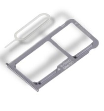 Tiroir Sim (Sim Drawer) pour Huawei Mate 8 - (Gris / Space gray)