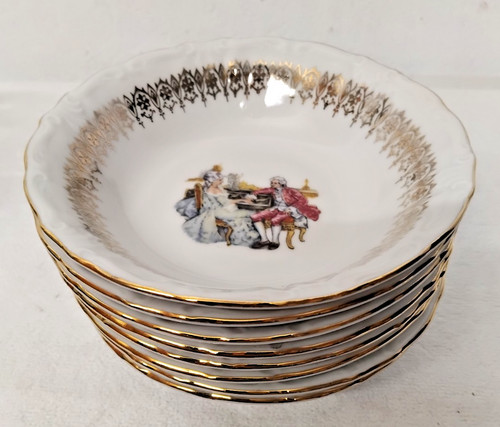 Lot coupelles porcelaine - de, 8