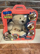 Ours en Peluche ORSO BOBO Interactif, Parle Français, S’illumine 3 ans et + NEUF