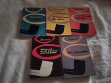 SIMENON LOT DE 5 LIVRES POLICIERS  DE 1950 à 1960