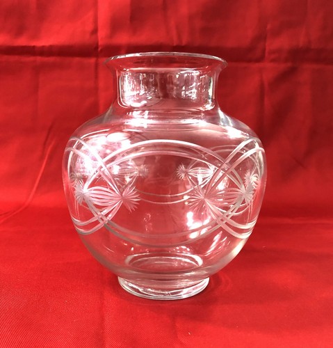 Ancien vase boule cristal - vase, en