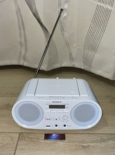 Poste CD/Tuner audio SONY ZS-PS50 Excellent État Blanc