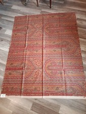Coupon Tissu D'éditeur Coton Style Indienne Cachemire XVIIIe 110 x 140 cm 