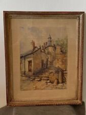 Aquarelle encadrée de Henri MILOCH (1898-1979) 37,7cms x 45,5cms