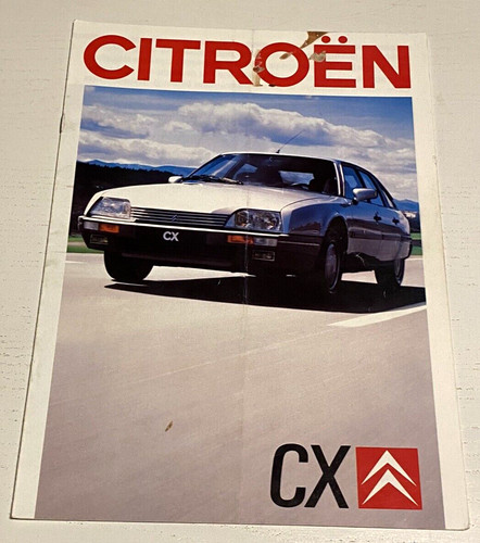 Notice commerciale citroen - commerciale, cx