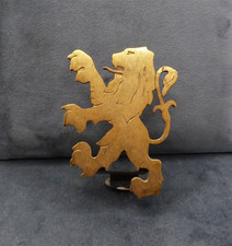 Peugeot - Insigne de calandre en métal doré - Origine par BV  204,304,404 France