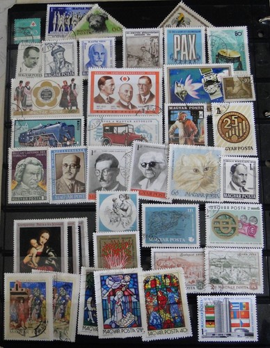 Lot 300 timbres - , oblitérés