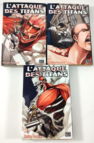 Lot mangas attaque - mangas, des