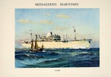 Affiche Messageries Maritimes