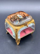 Boîte à bijou Napoléon III Notre Dame de Lourdes Antique jewel box
