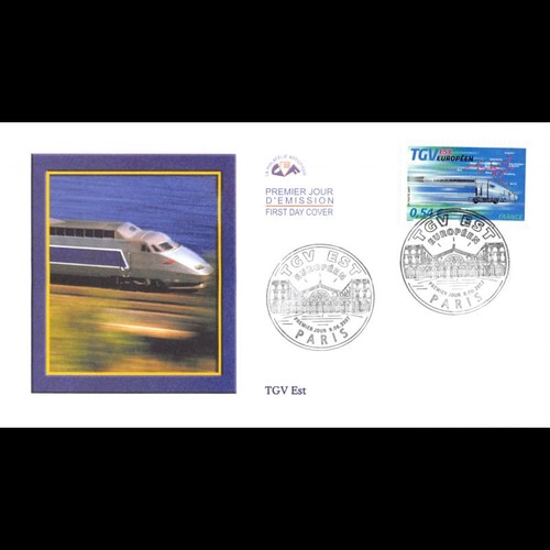 Cef tgv est - -, oblit