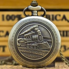 Montre Gousset Train Ancien
