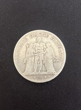 5 FRANCS HERCULE 1875 A -