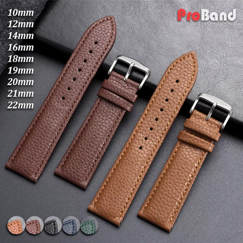 Bracelet montre cuir - cuir, grain