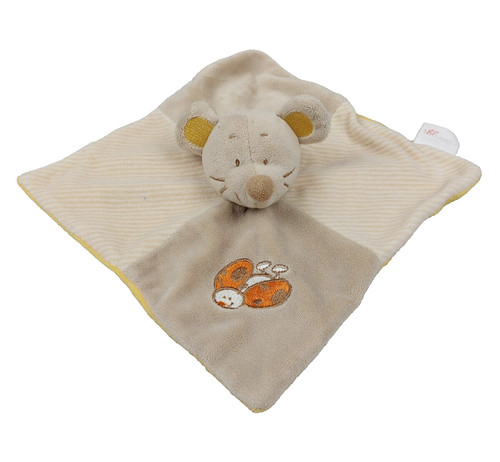 Doudou plat souris - , marron