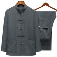 Chinois Tang Suit Hommes Kung