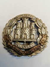 Insigne Militaire Anglais Original Cap Badge- Northamptonshire Rgt 