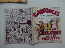 N° 1 A 5 CABRIOLES LES AVENTURES DE BOB PIROUETTE ED RAY FLO 1951