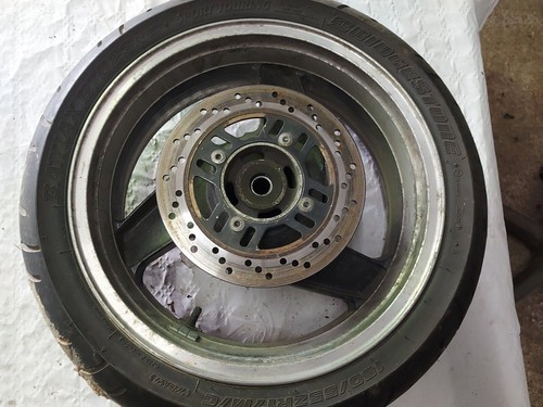 Jante roue arriere - roue, complete