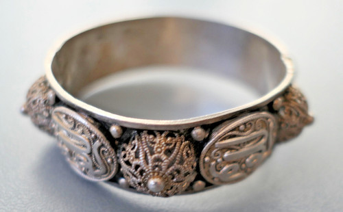 Ancien bracelet argent - bracelet,