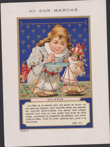 Ancien chromo publicitaire - ancien, au
