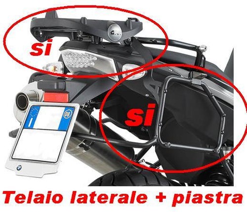 Porte valises latéral - latéral, +