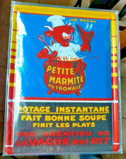plaque tôle bombé LA VACHE