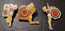 Pin’s Lot de 3 Cigarettes Publicité Lucky Strike Femmes (141)