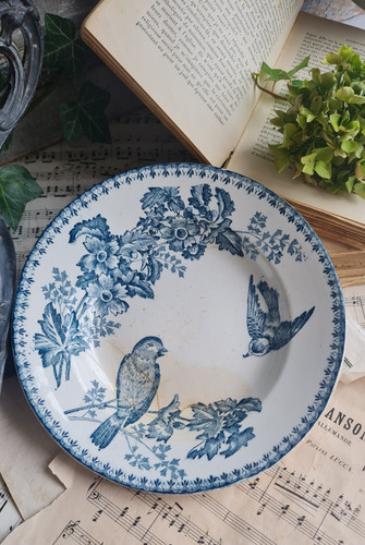 Ancienne assiette creuse - assiette,