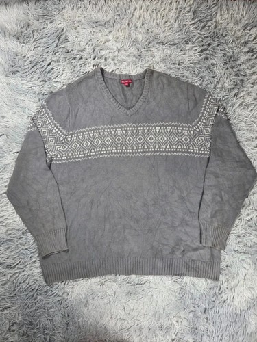 Pull rétro merona gris - pull, clair